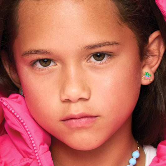 Christmas Tree Shopping Cutie Stud Earrings