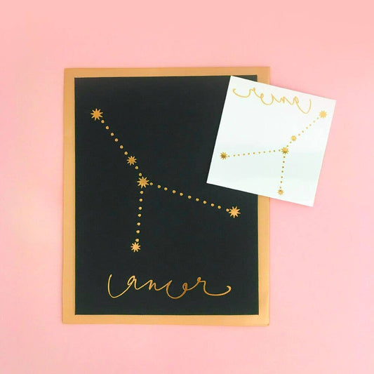 Zodiac Card - Cancer Greeting Card