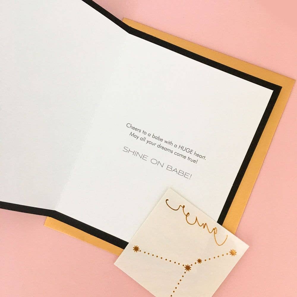 Zodiac Card - Cancer Greeting Card