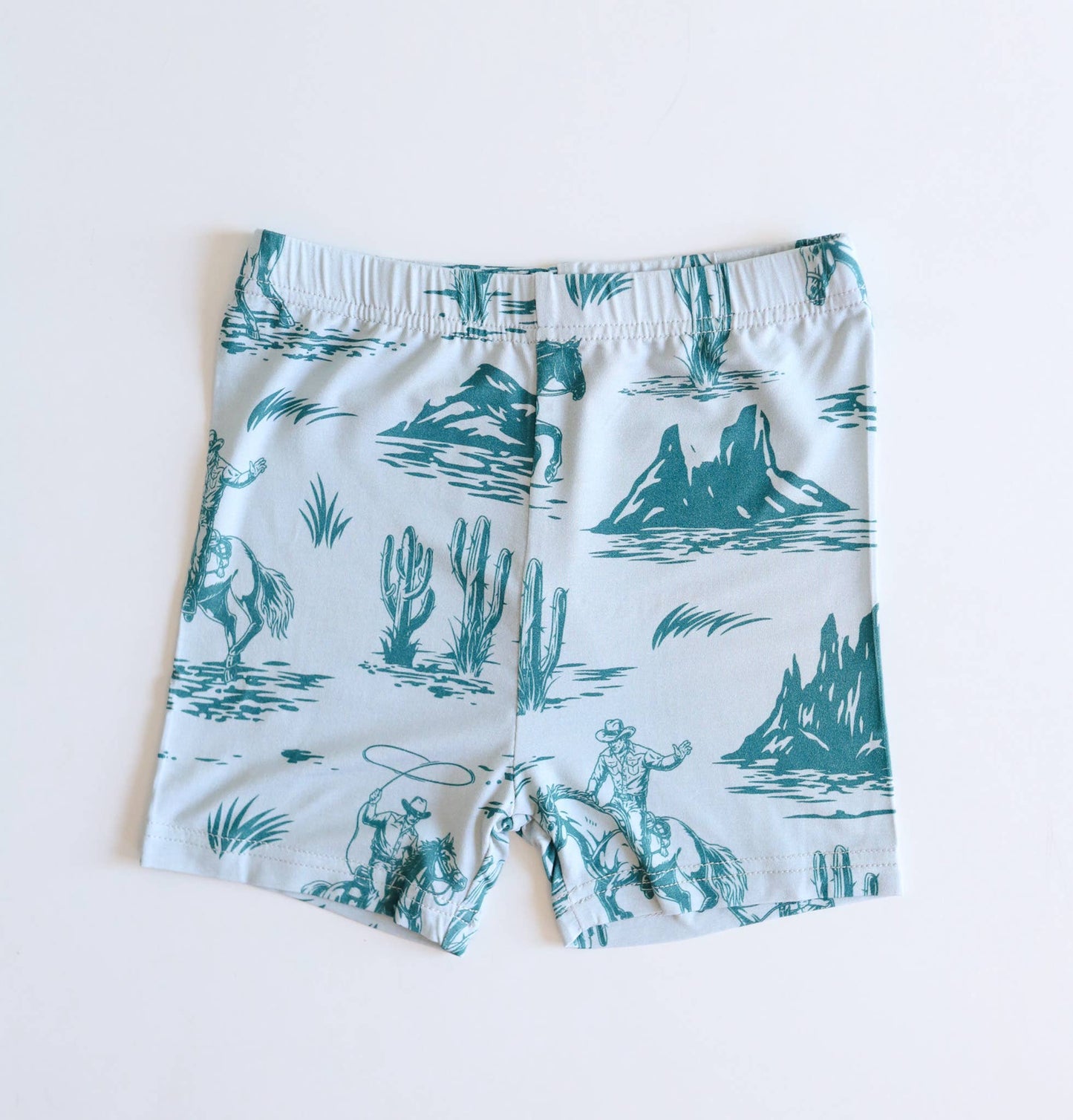 Cowboy Shorts Set, Little Boys Clothes, Bamboo Clothes