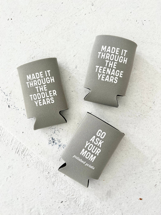 Made It Through Funny Collapsible Koozie, Regular Can Coozie