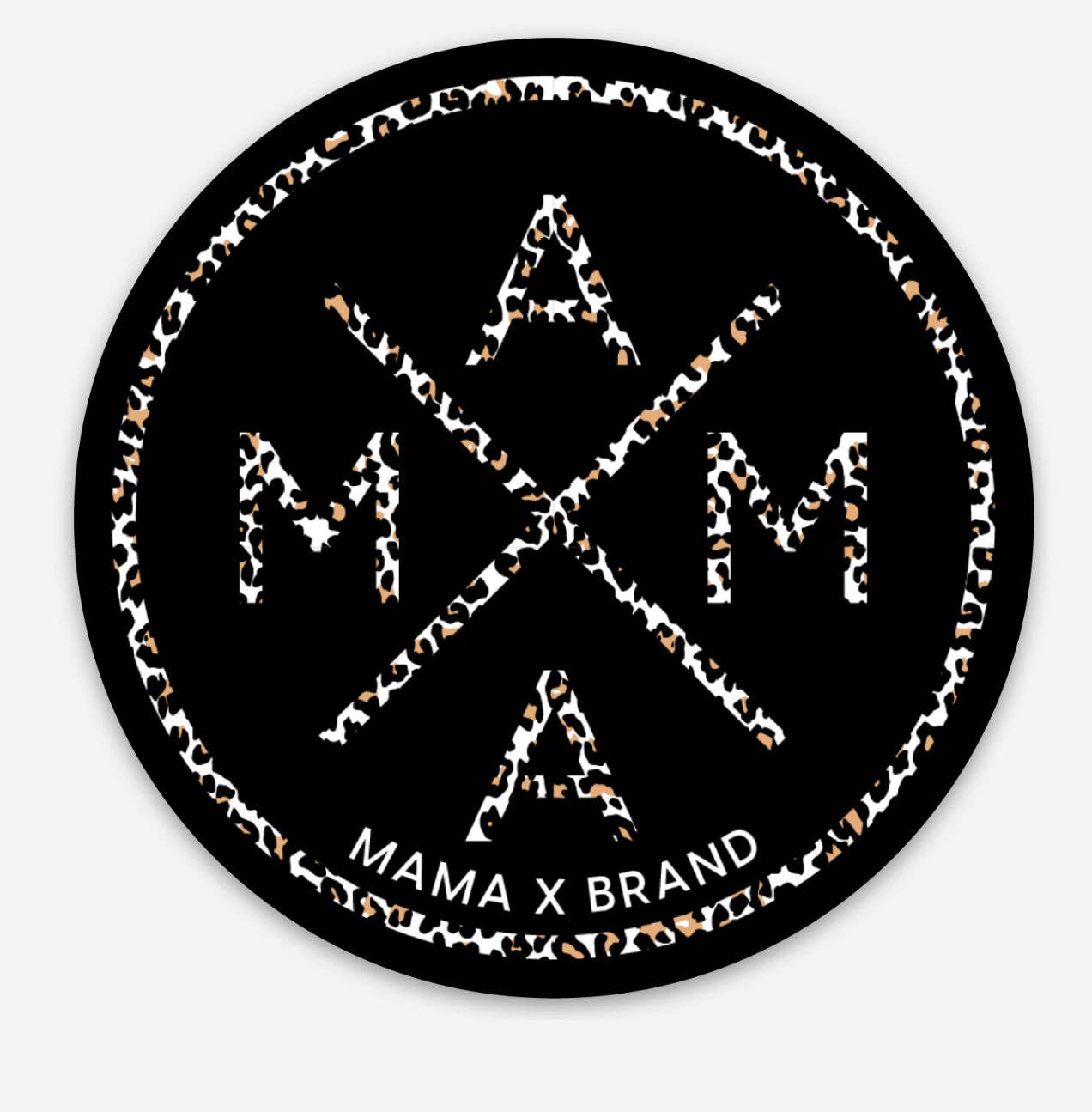Mama X™ Animal Print Sticker