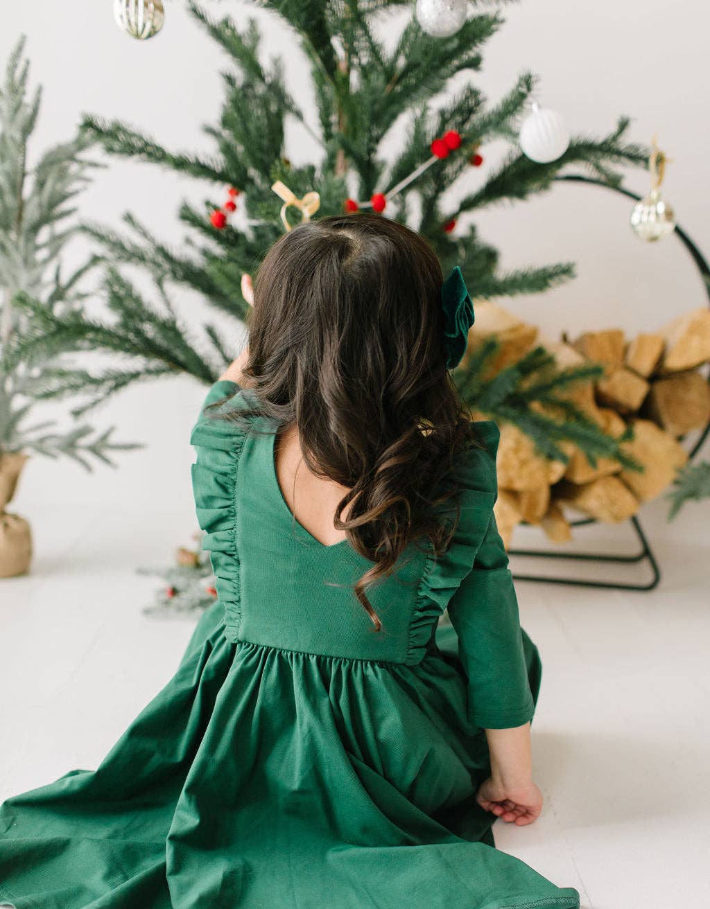 Adelisa Dress in Evergreen | Christmas | Girls