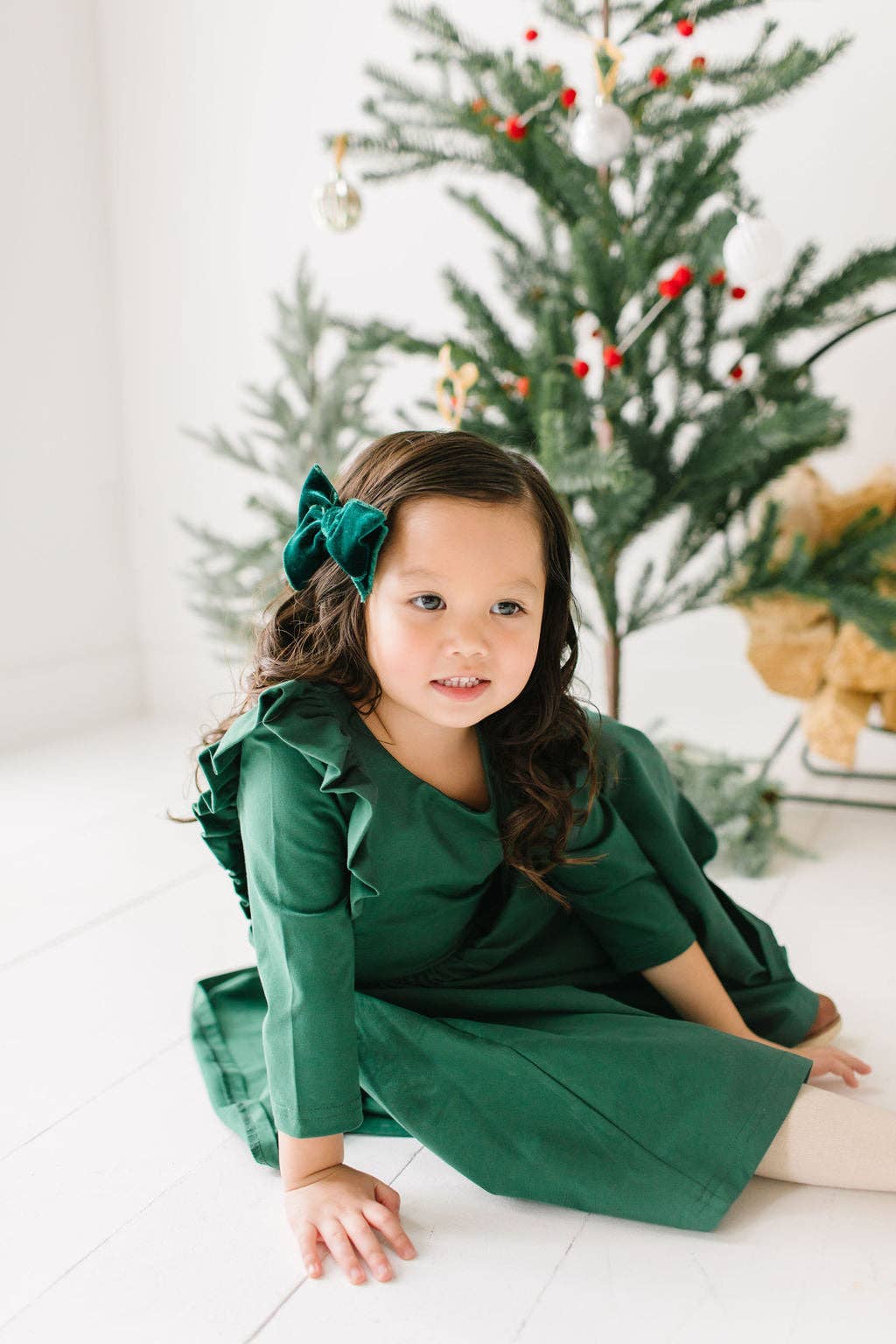 Adelisa Dress in Evergreen | Christmas | Girls