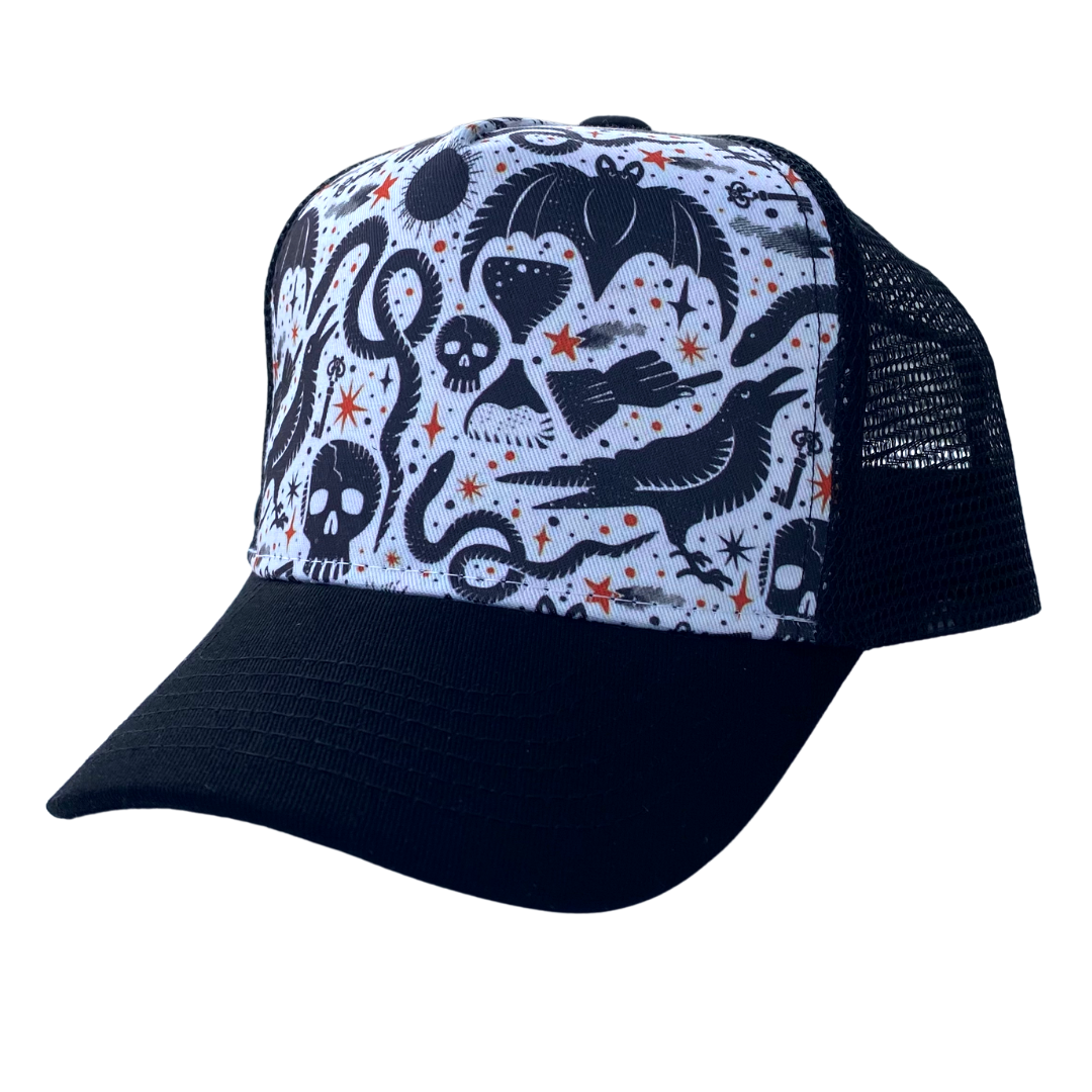 Spooky Halloween Trucker Hat