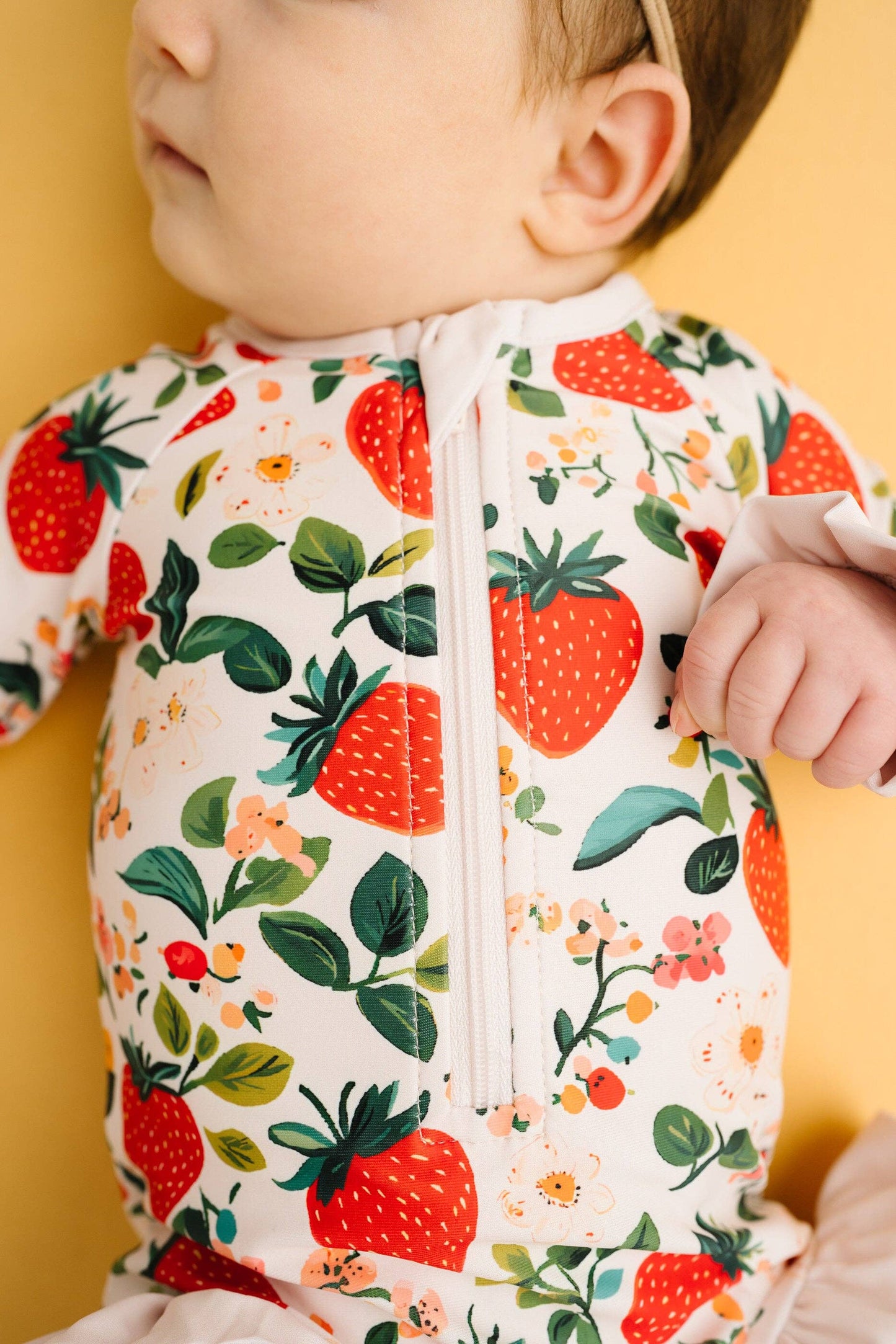 Vintage Strawberry One Piece Swimsuit