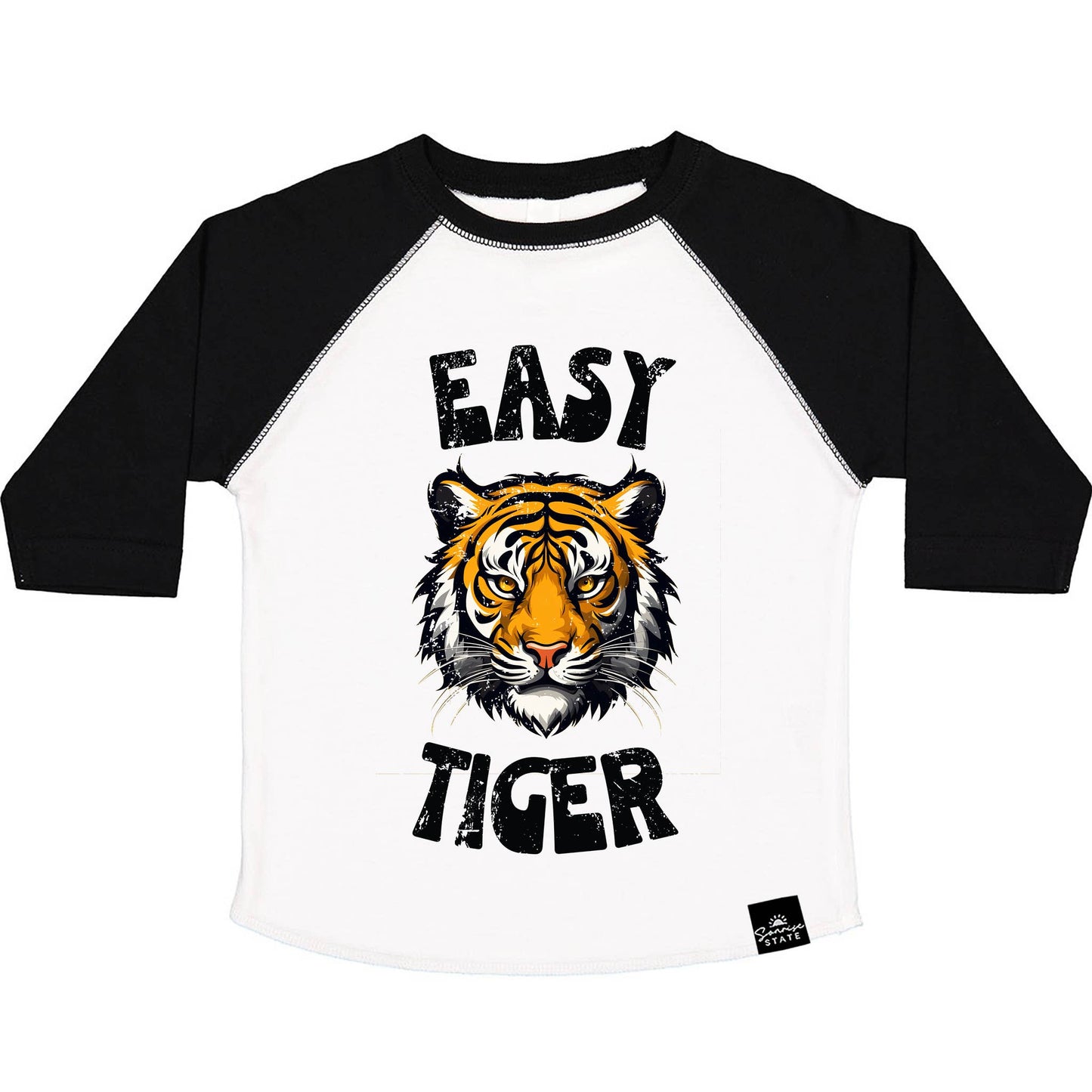 Easy Tiger Boy's Baseball T-Shirt - Zoo Shirts for Boy's