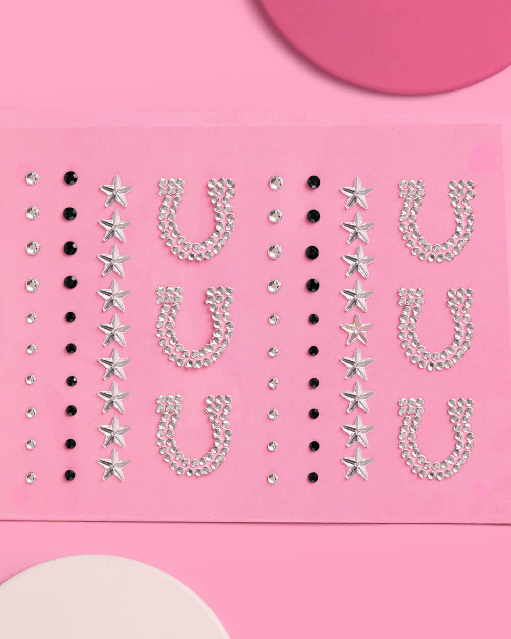 Western Texas Hold 'Em Gem Set - 64 adhesive face gems