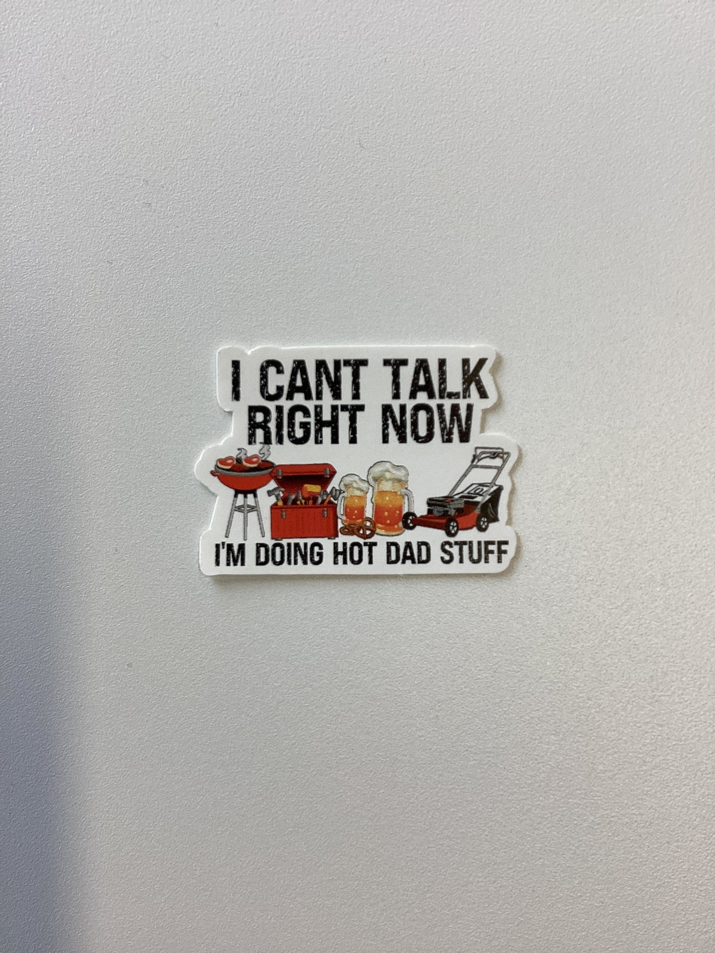 Hot Dad Stuff Sticker