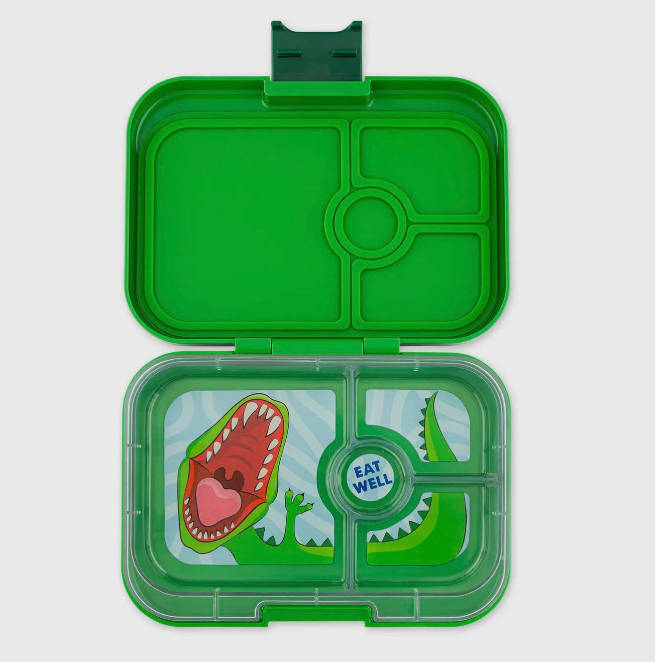 Leakproof Sandwich Friendly Bento Box - Jurassic Green (Dino Yumbox
