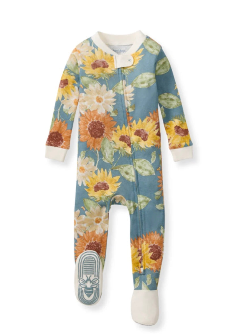 Sunflowers Sleep & Play Footed - Burt’s Bees Baby