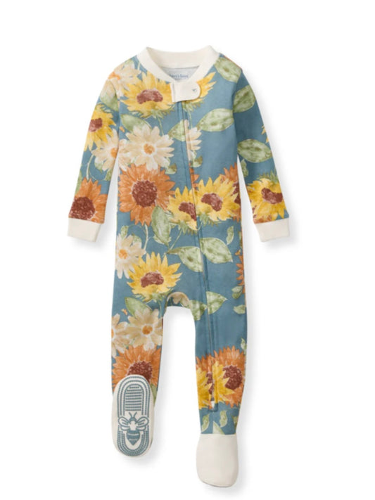 Sunflowers Sleep & Play Footed - Burt’s Bees Baby