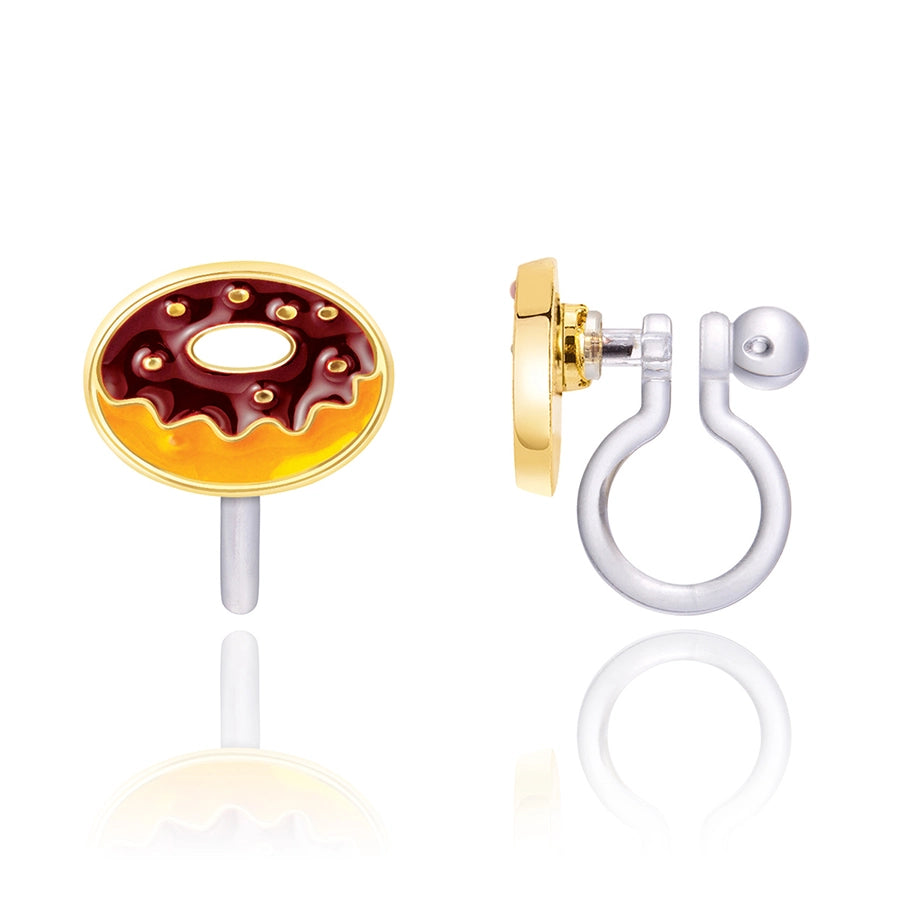 Yummy Donut CLIP ON Cutie Earrings