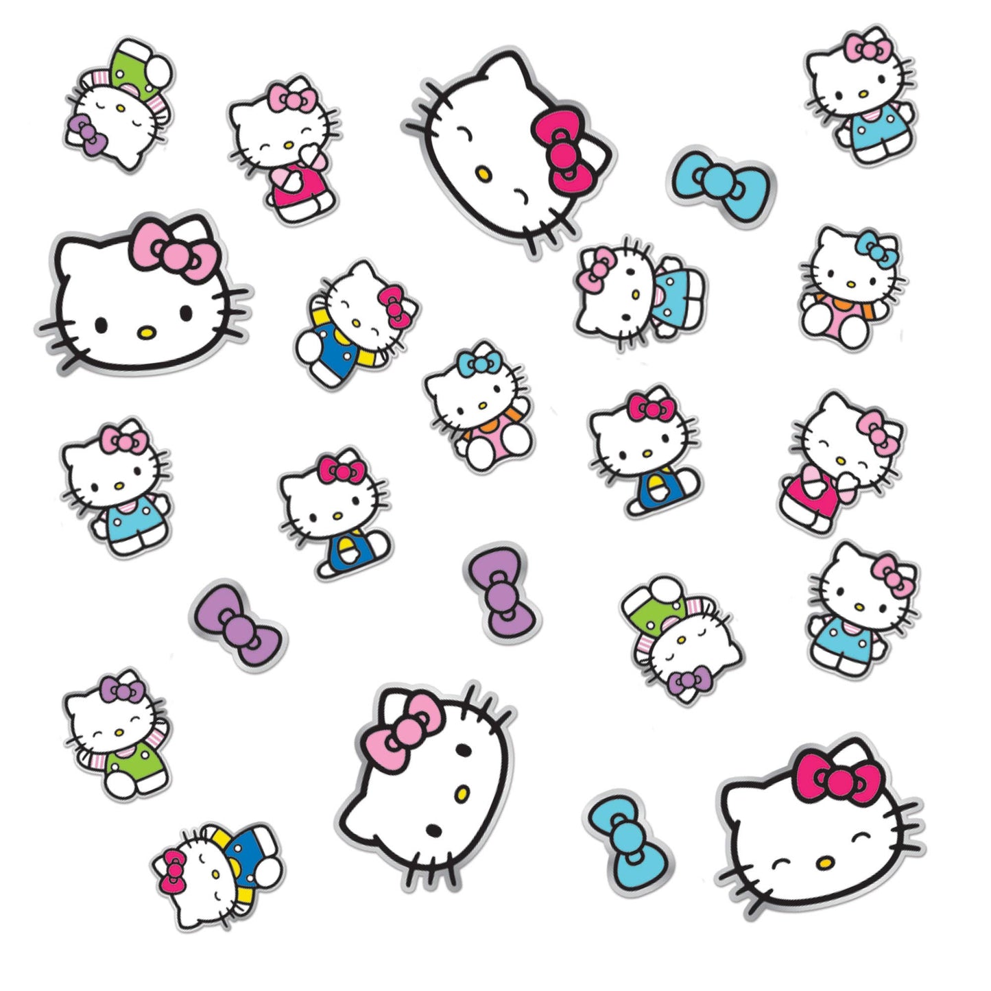 Hello Kitty Color Me Happy Sticker Confetti