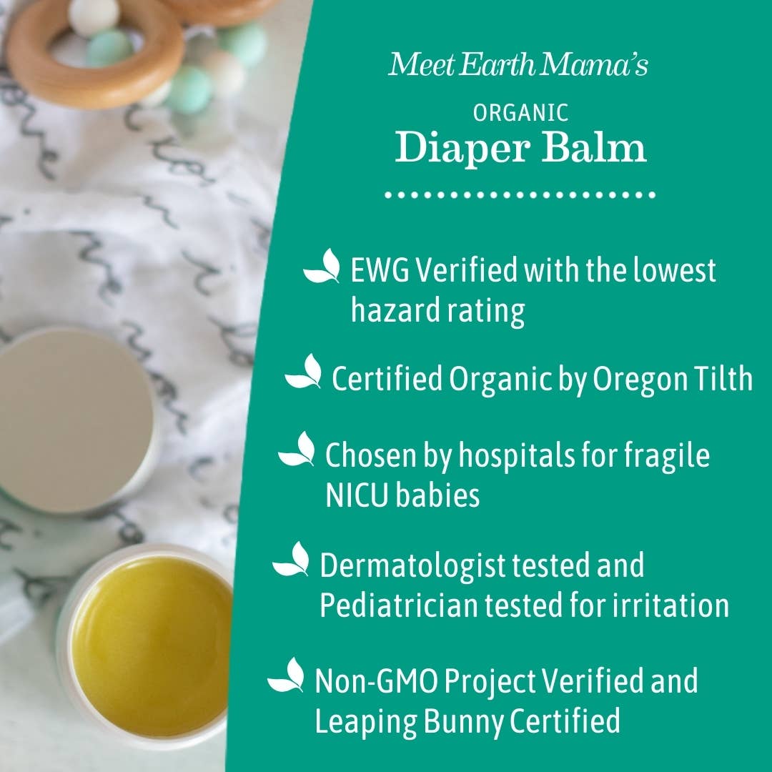 Organic Diaper Balm: 2oz