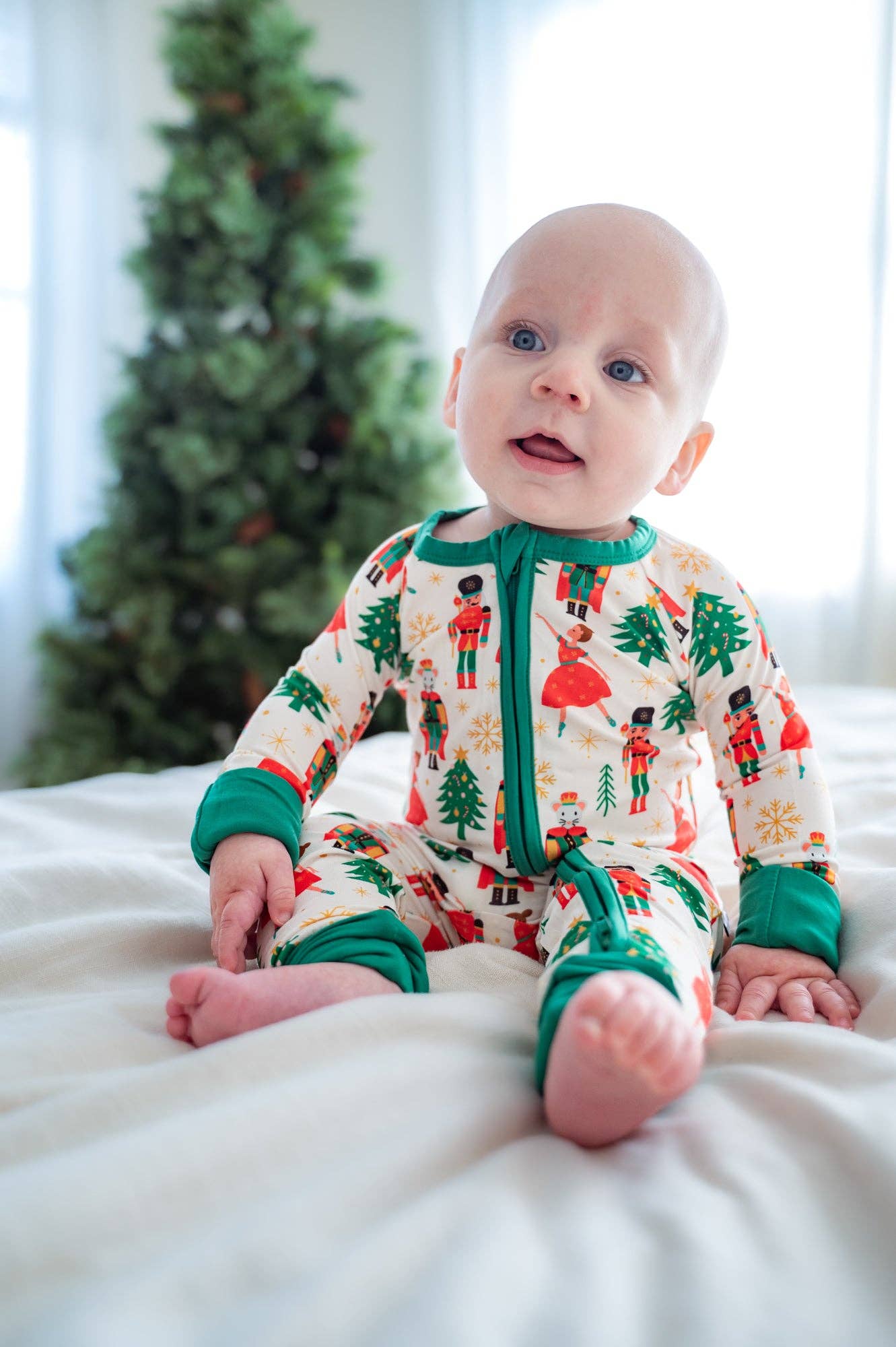 ZIP ROMPER -Nutcracker: 0/3m