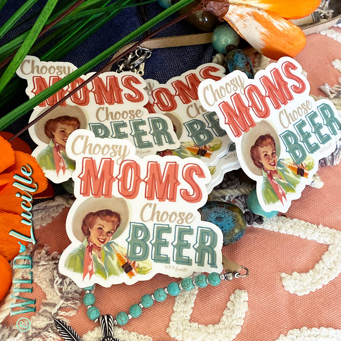 Choosy Moms Choose Beer Sticker
