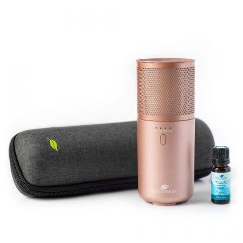 Rose Gold Portable Diffuser w/Travel Pack