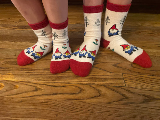 Gnome Merino Blend Socks 3-5 years old