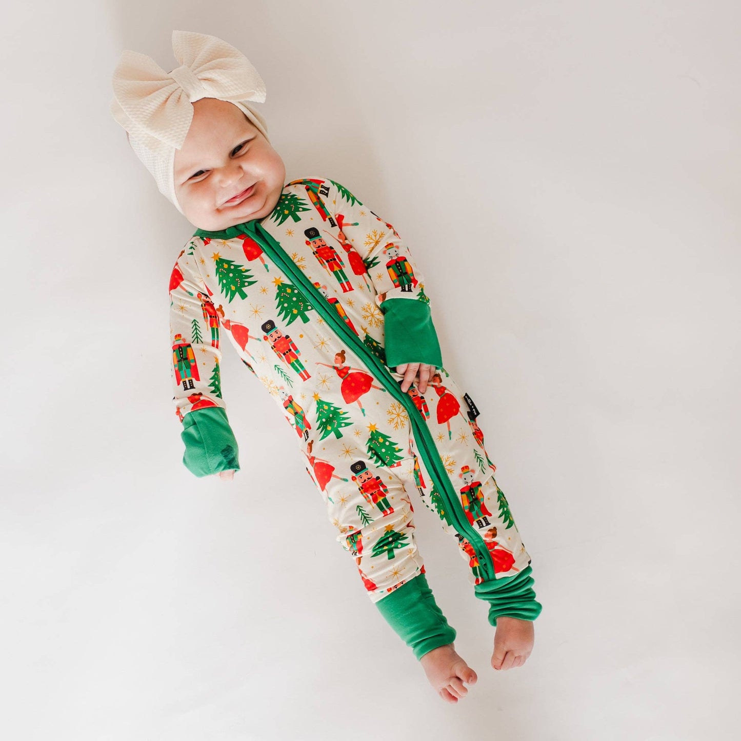ZIP ROMPER -Nutcracker: 0/3m