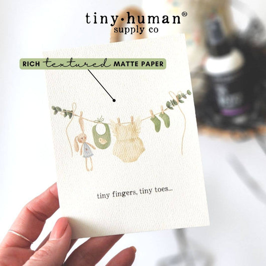 Baby Birth & Baby Shower Cards - Mountain Poem