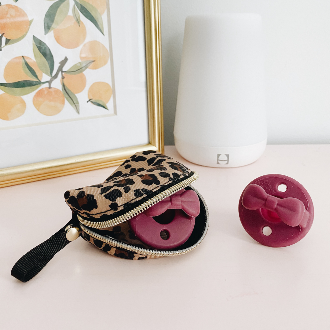 Everything Pouch for Pacifiers + More!: Leopard