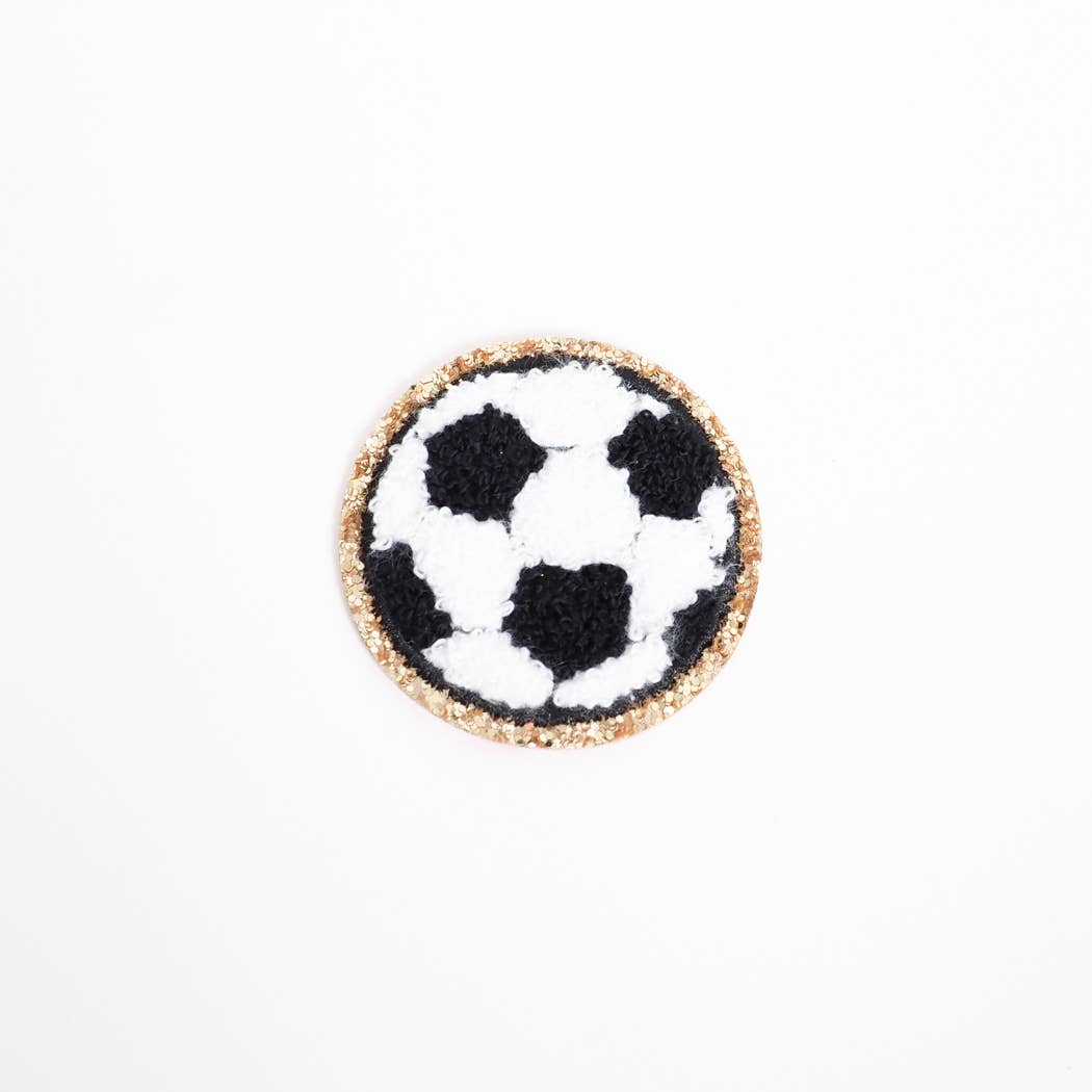 Chenille Soccer Ball Icon Patch