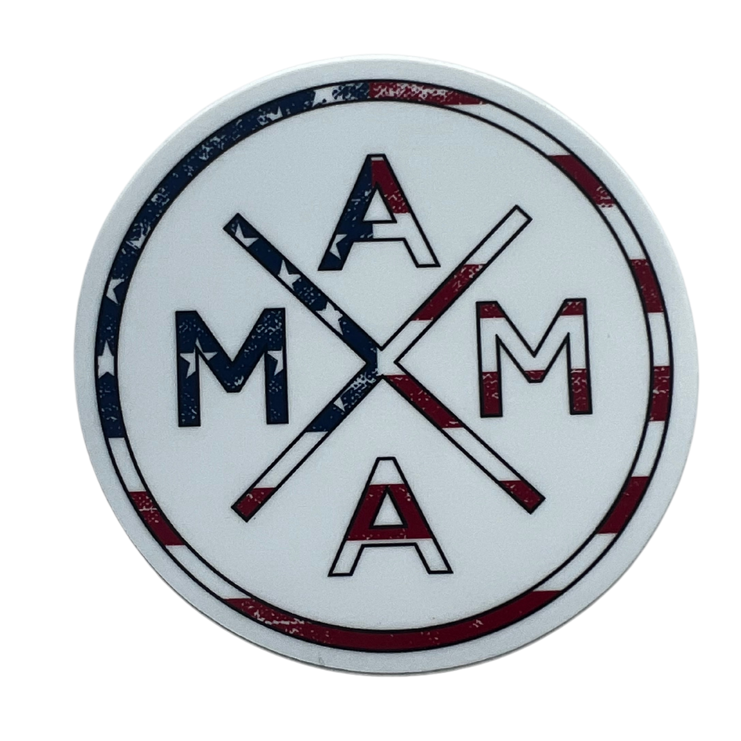 Mama X™ American Flag Sticker