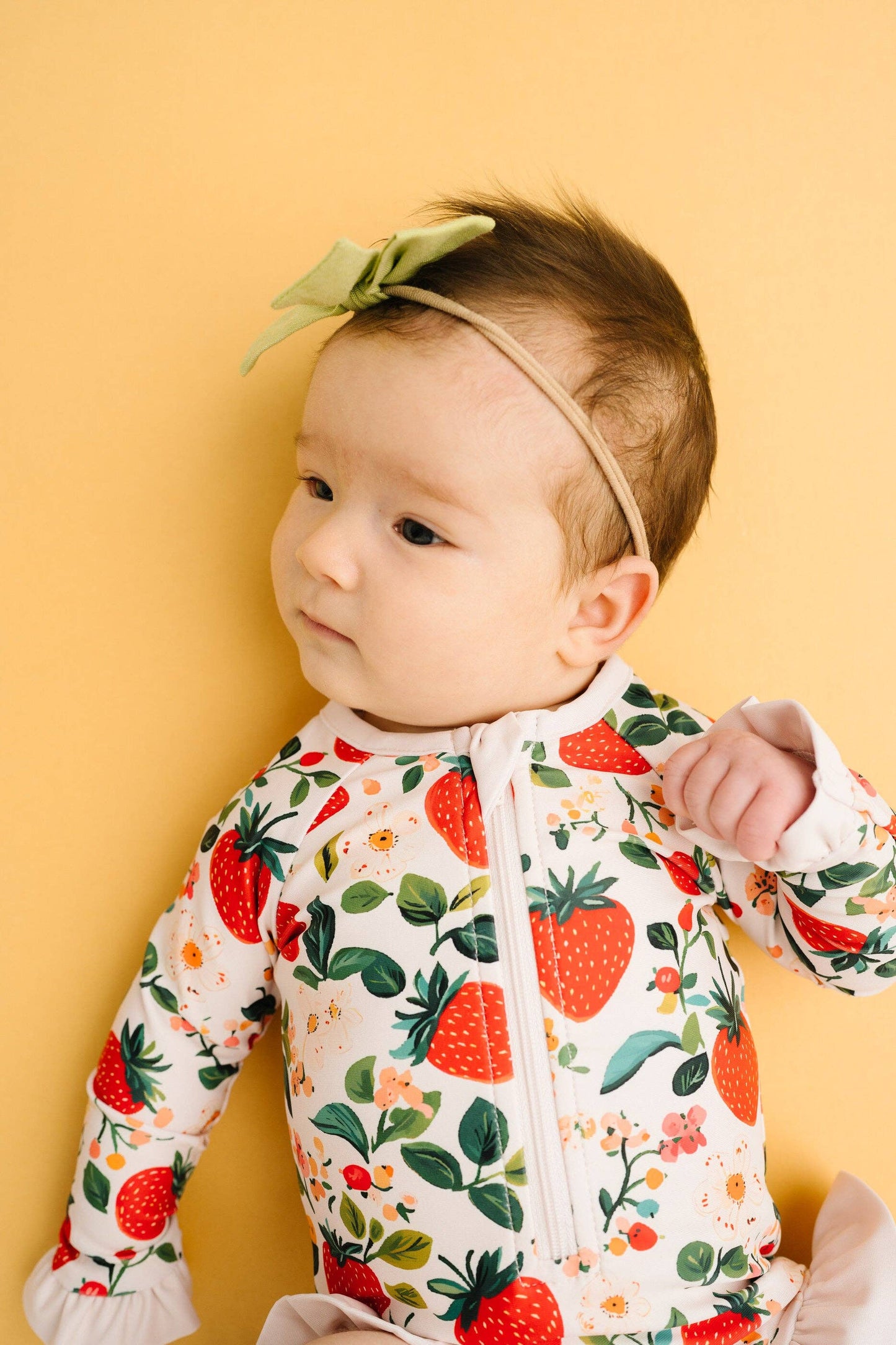 Vintage Strawberry One Piece Swimsuit