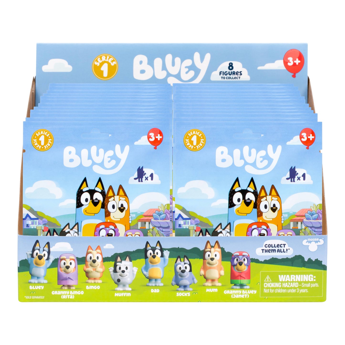 Moose Toys Bluey Mini Figurines