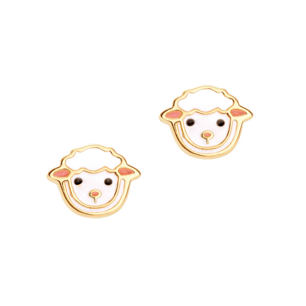 Lovely Lamb Cutie Stud Earrings