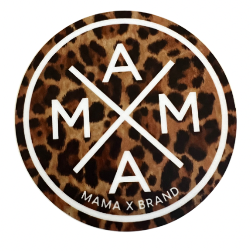 Mama X™ Animal Print Sticker