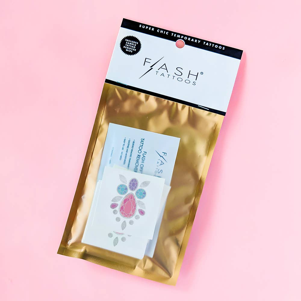 Prisms Mermaid Gems Temporary Tattoo