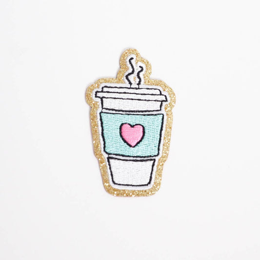 Embroidered Coffee Icon Patch