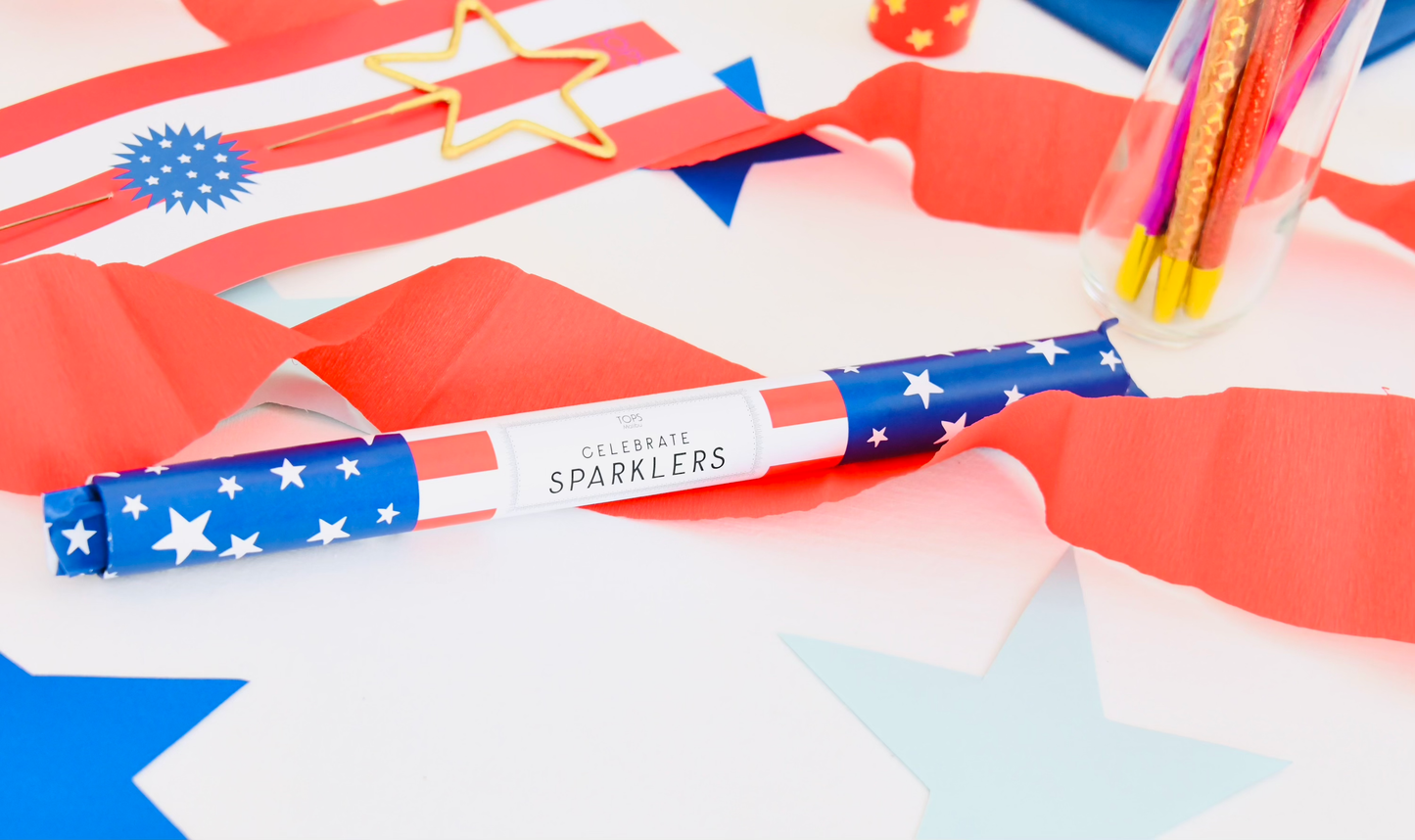 Deluxe 12" Sparklers - 4th of July - Tube of 10