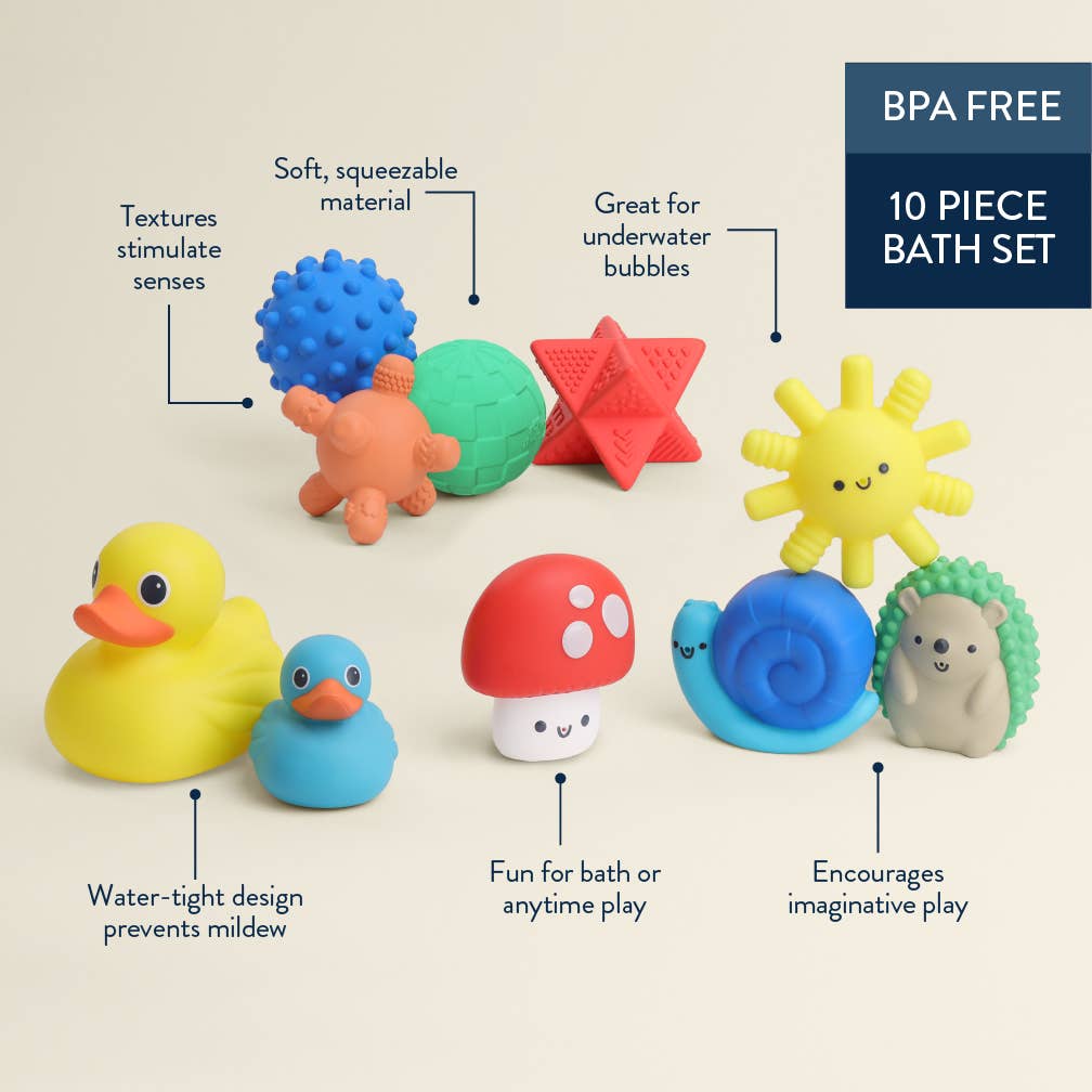 Itzy Splash Gift Set™ Soft Bath Toys