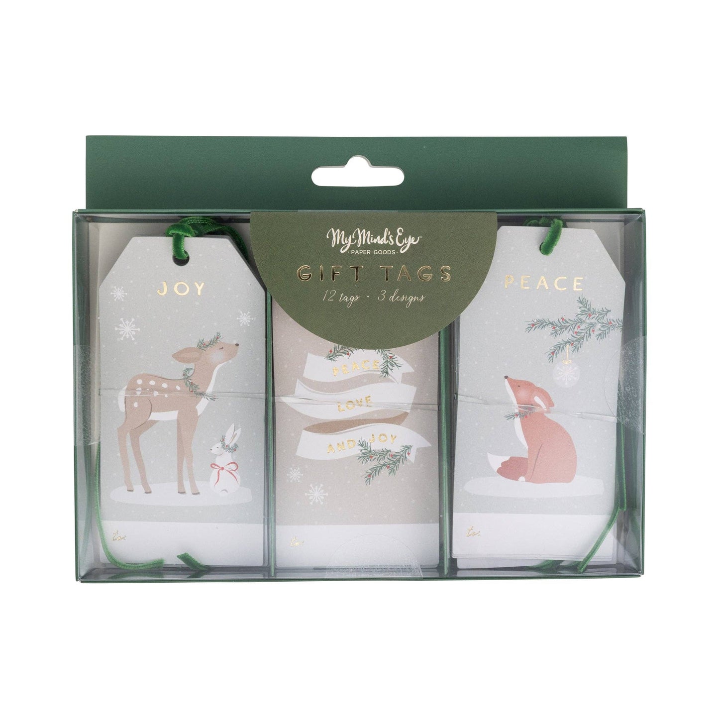 Woodland Christmas Tag Set