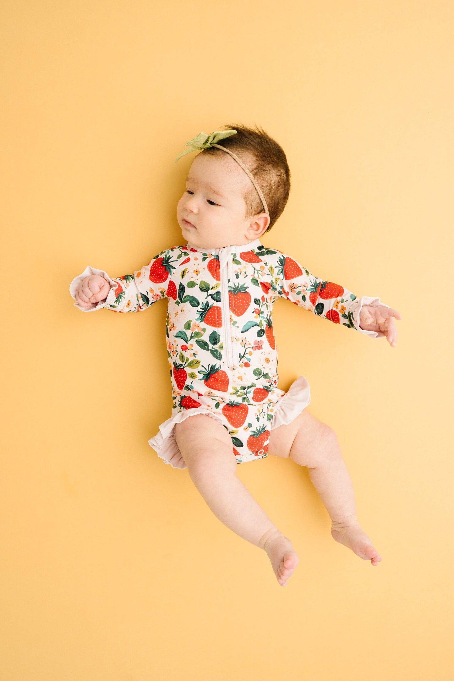 Vintage Strawberry One Piece Swimsuit