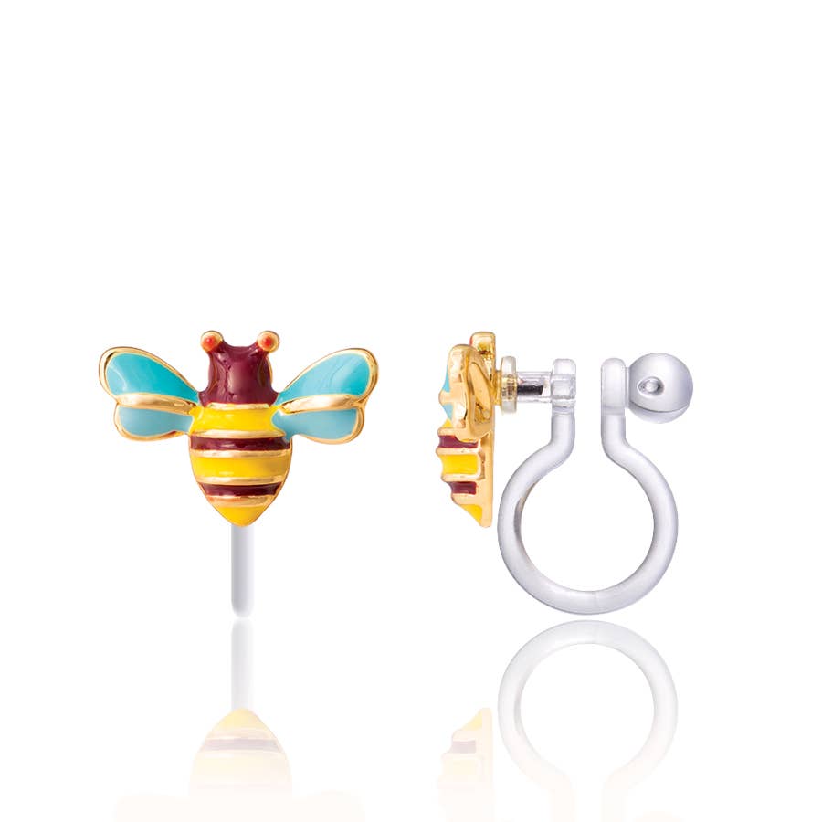 CLIP ON Cutie Earrings | Buzzing Bee
