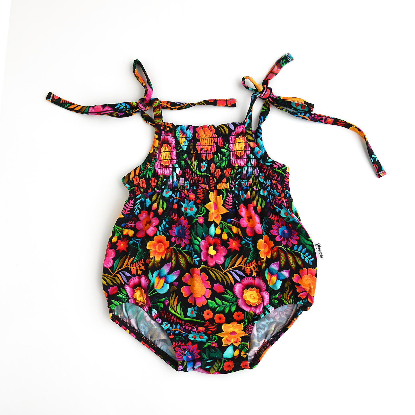 Bamboo Baby Clothing Smocked Bubble  Catalina