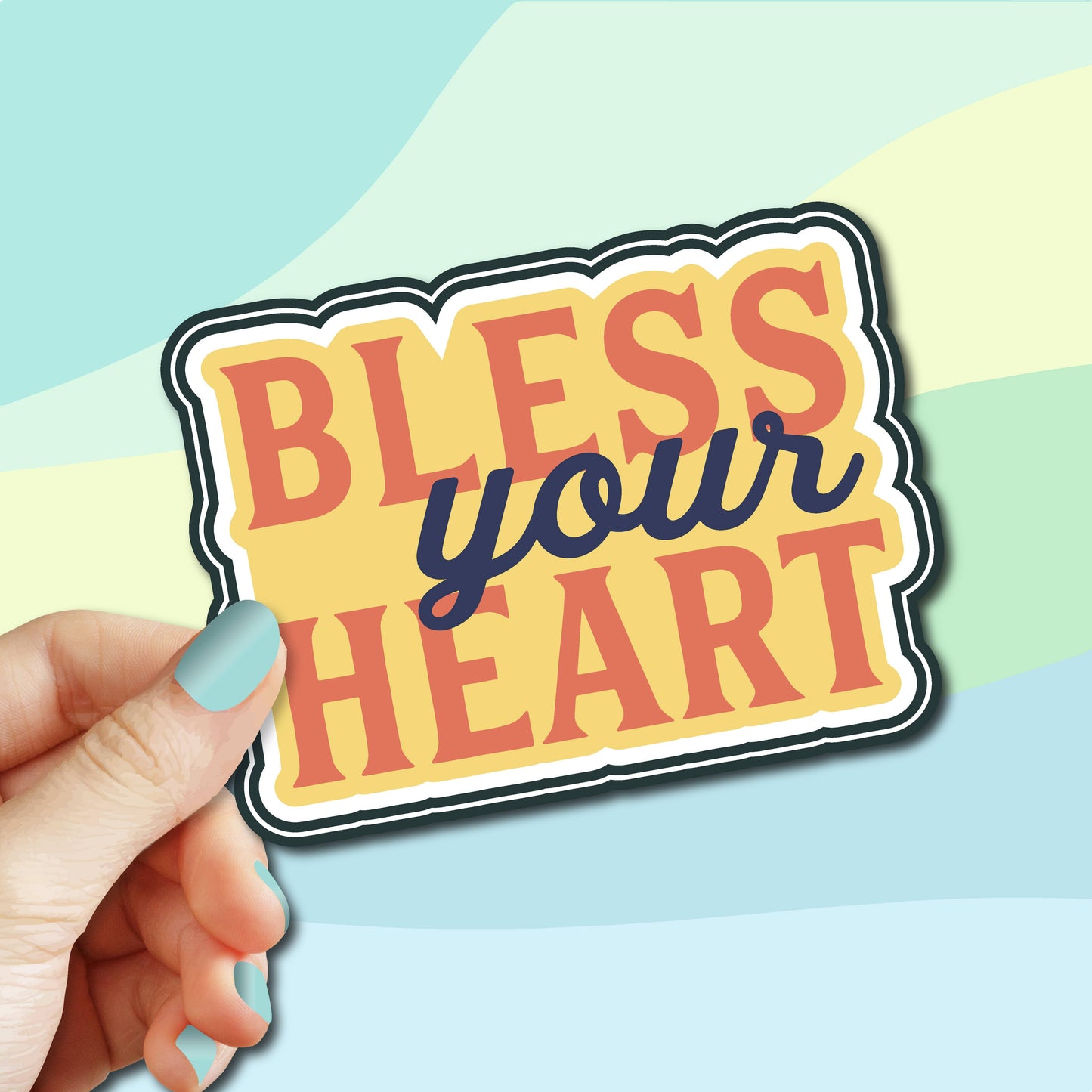 Sticker: ‘Bless Your Heart' Vinyl