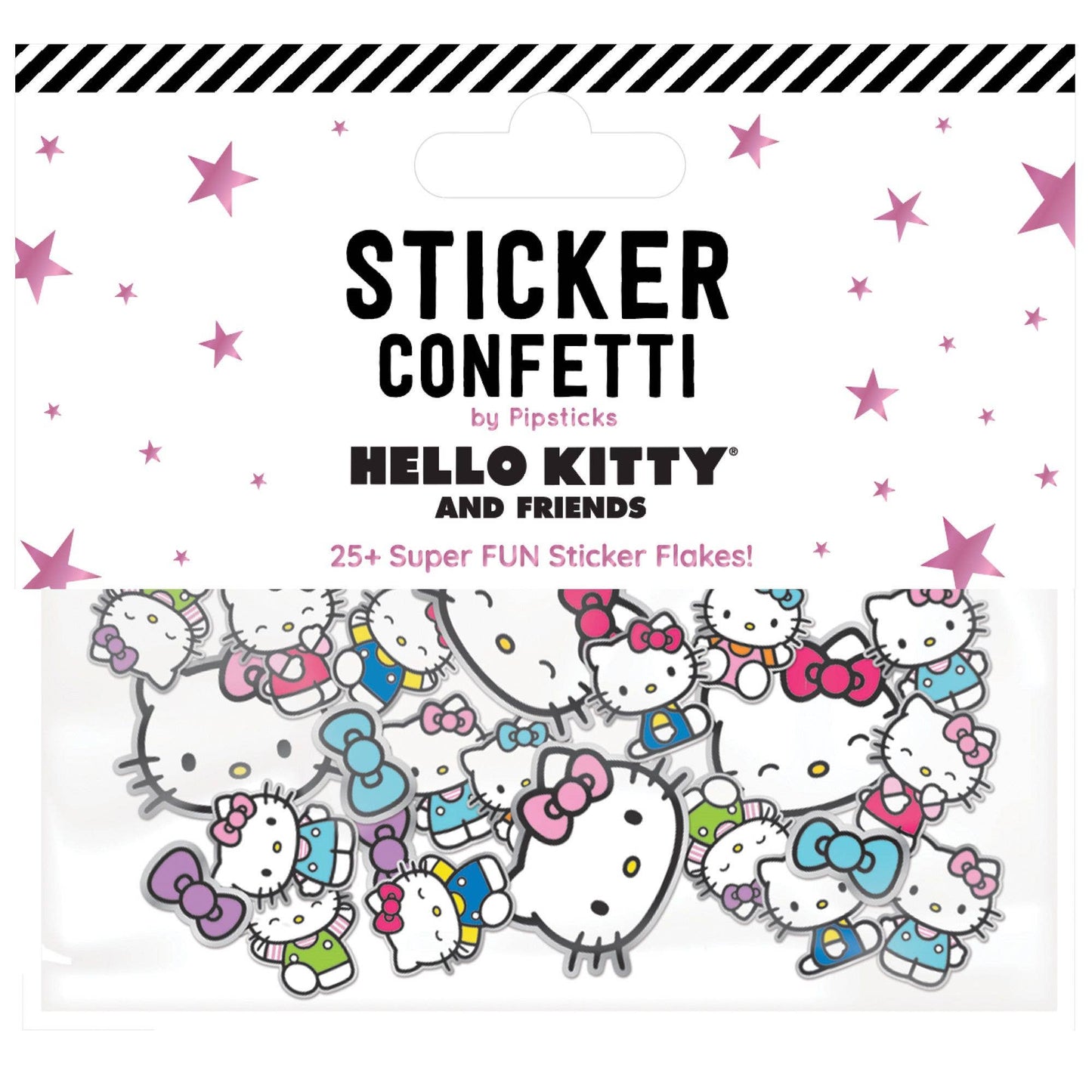 Hello Kitty Color Me Happy Sticker Confetti