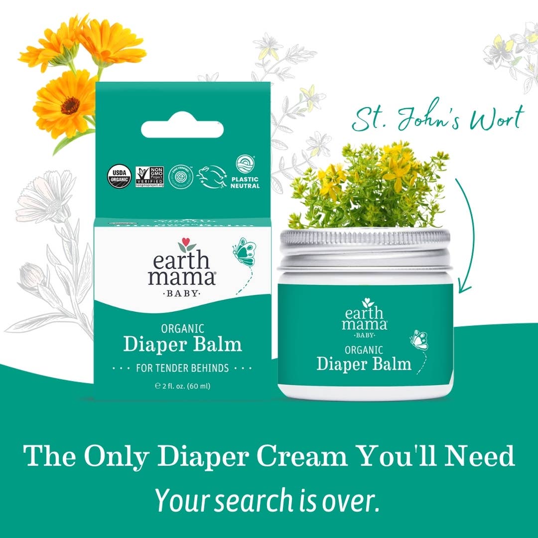 Organic Diaper Balm: 2oz