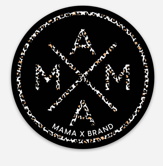 Mama X™ Animal Print Sticker