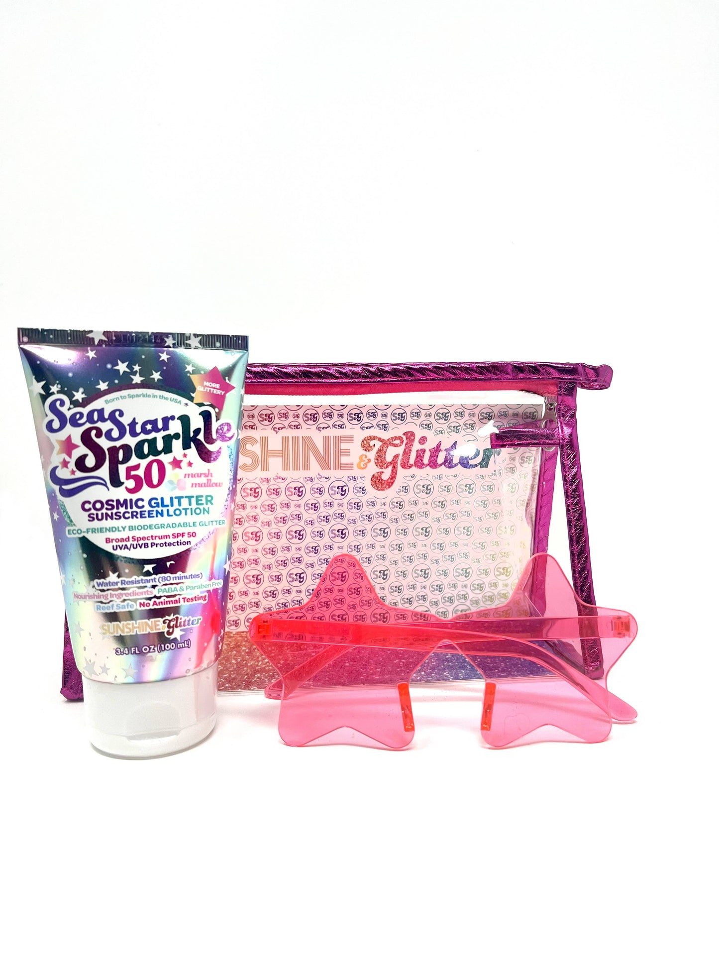 SeaStar Sparkle Cosmic Stardust Sunscreen Travel Gift Set