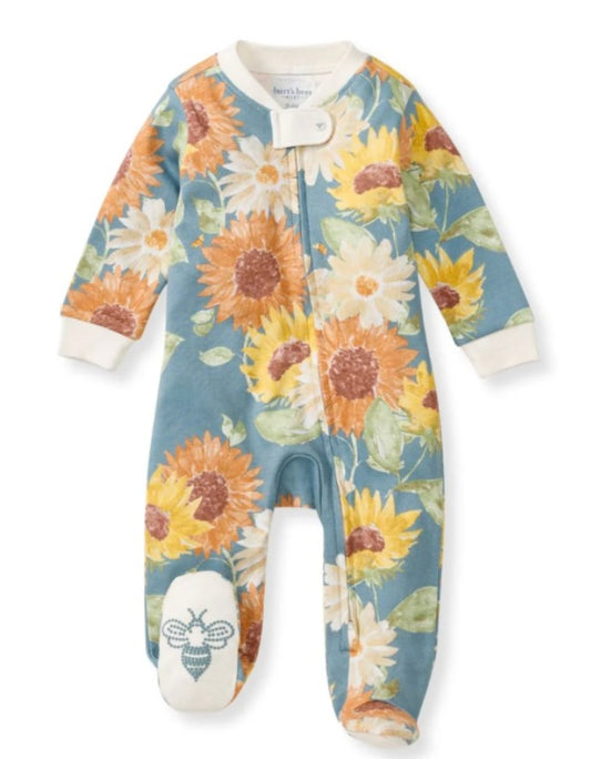 Sunflowers Sleep & Play Footed - Burt’s Bees Baby