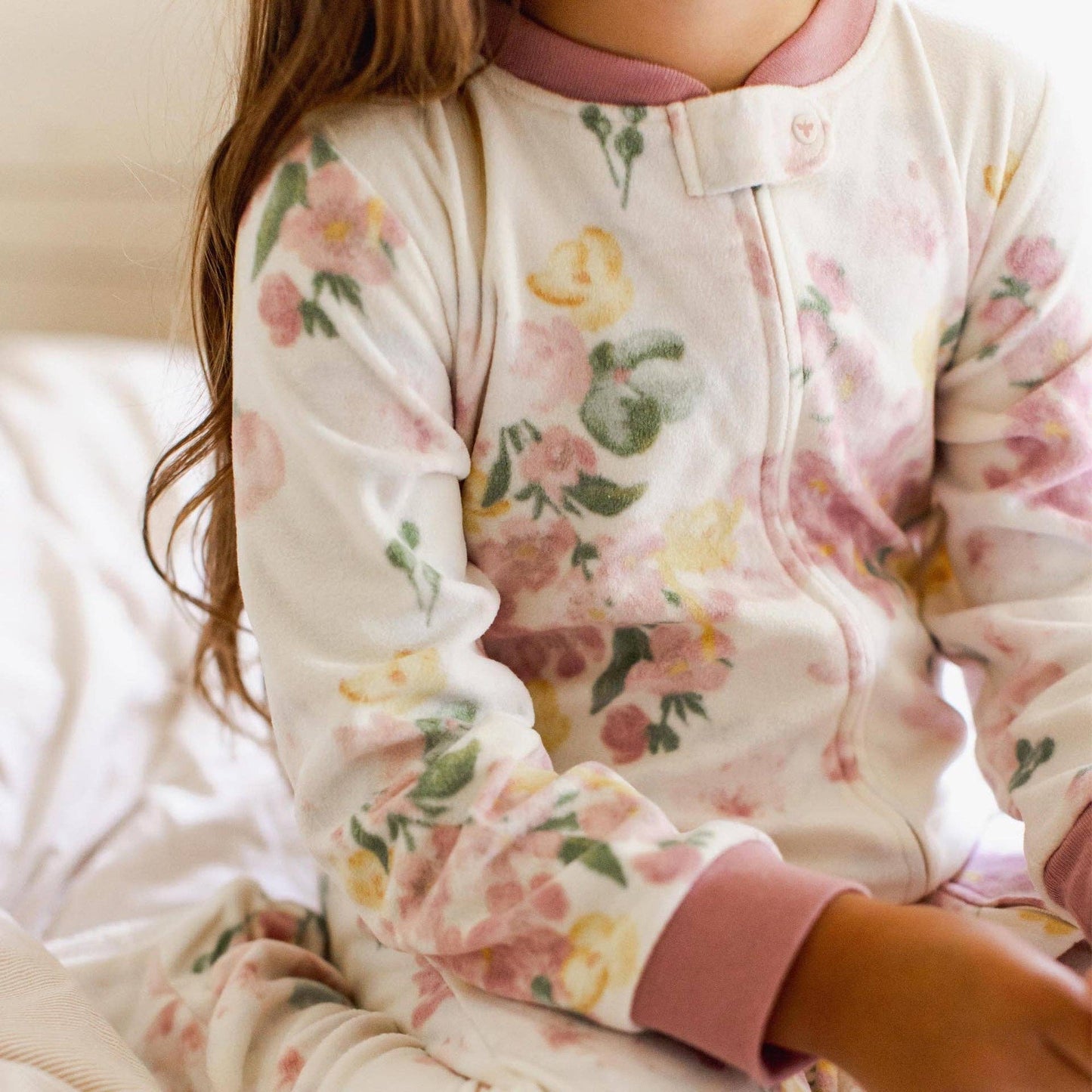Floral Fields polarbee™ Repreve® Fleece Pajamas