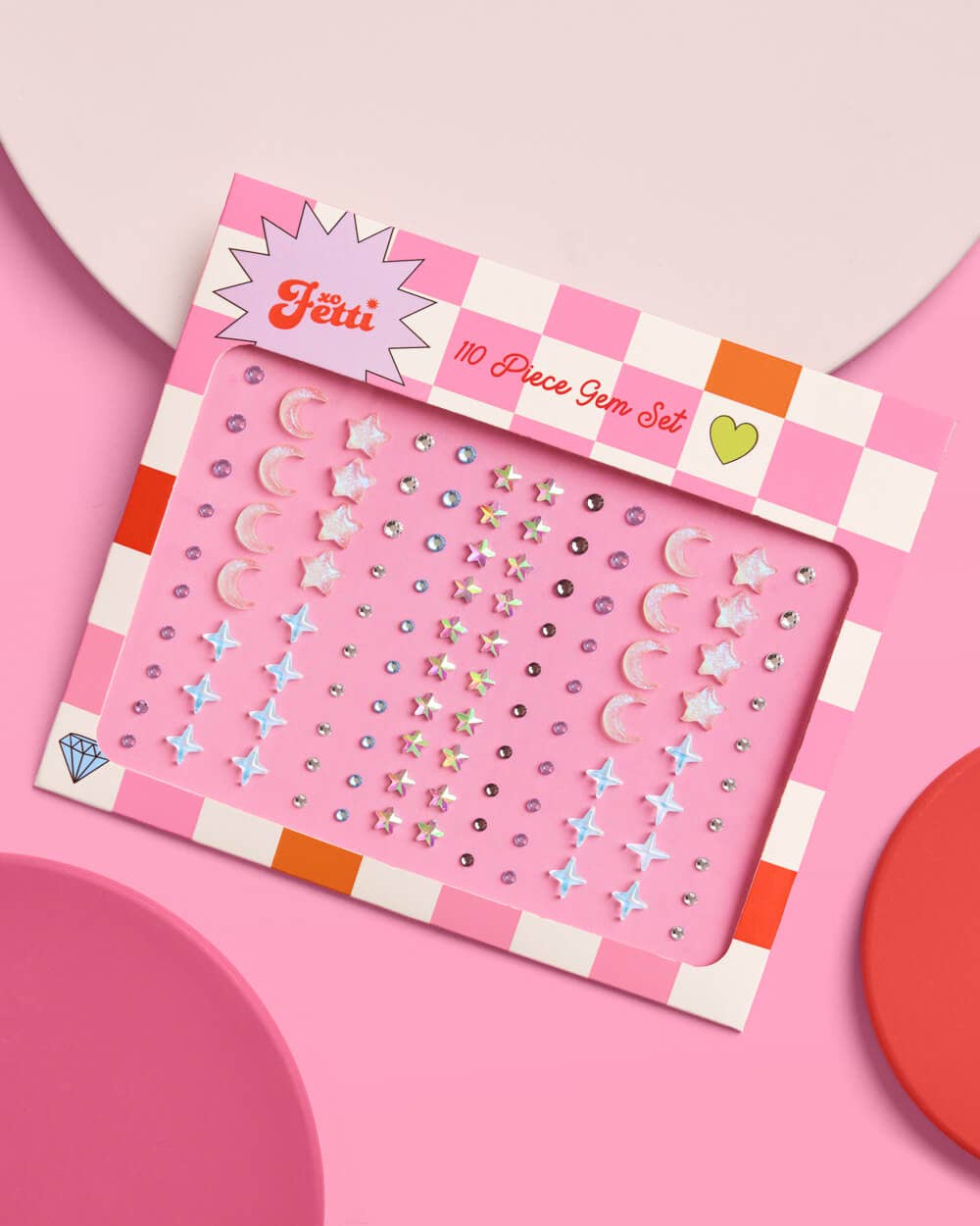 Celestial Gem Set Glow in the Dark - 110 adhesive face gems