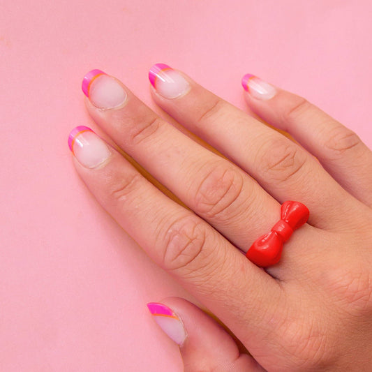 Kitsch Bow Ring | Red | Valentine