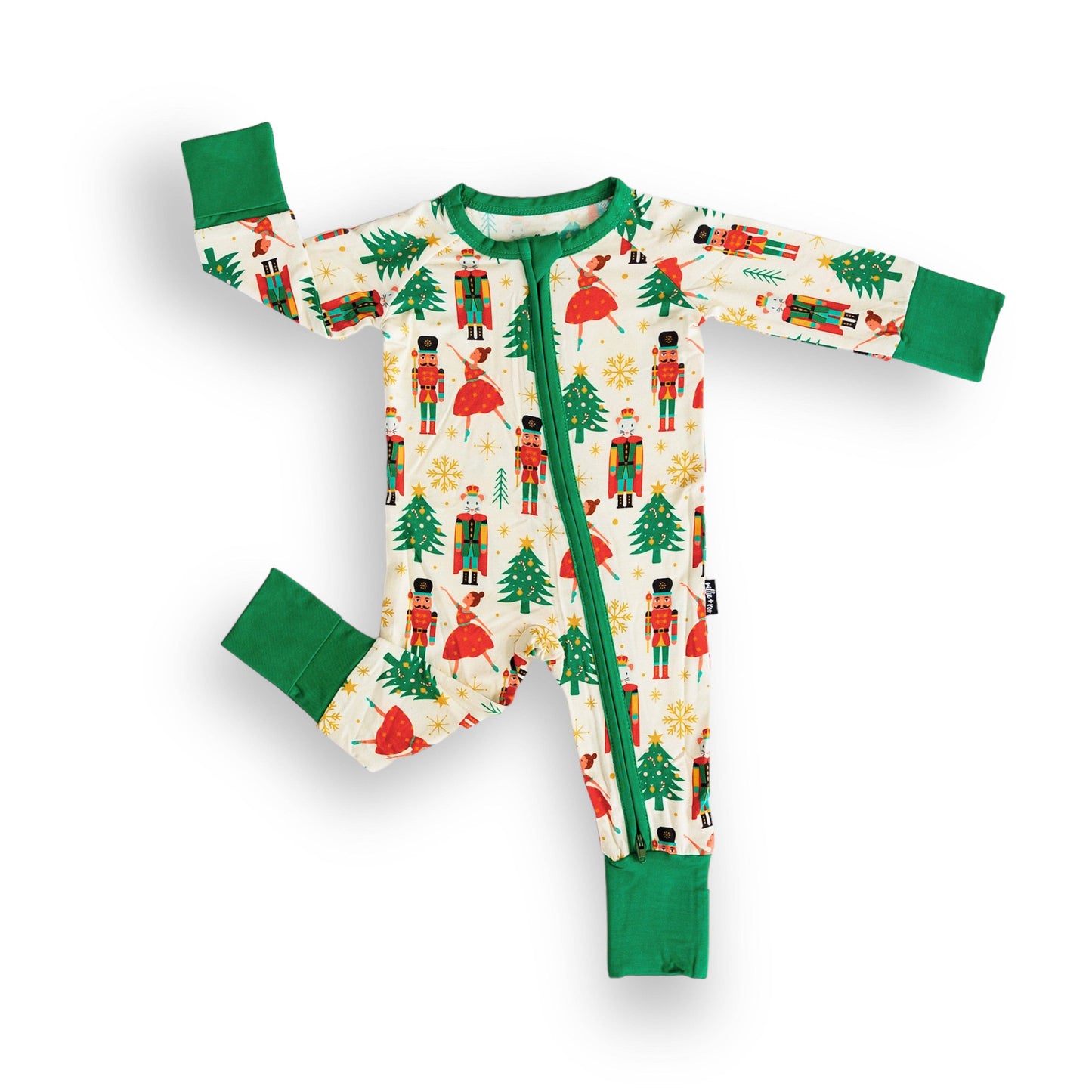 ZIP ROMPER -Nutcracker: 0/3m